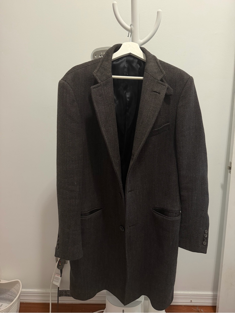 Zara Man Coat Large 78% cotton/22% wool